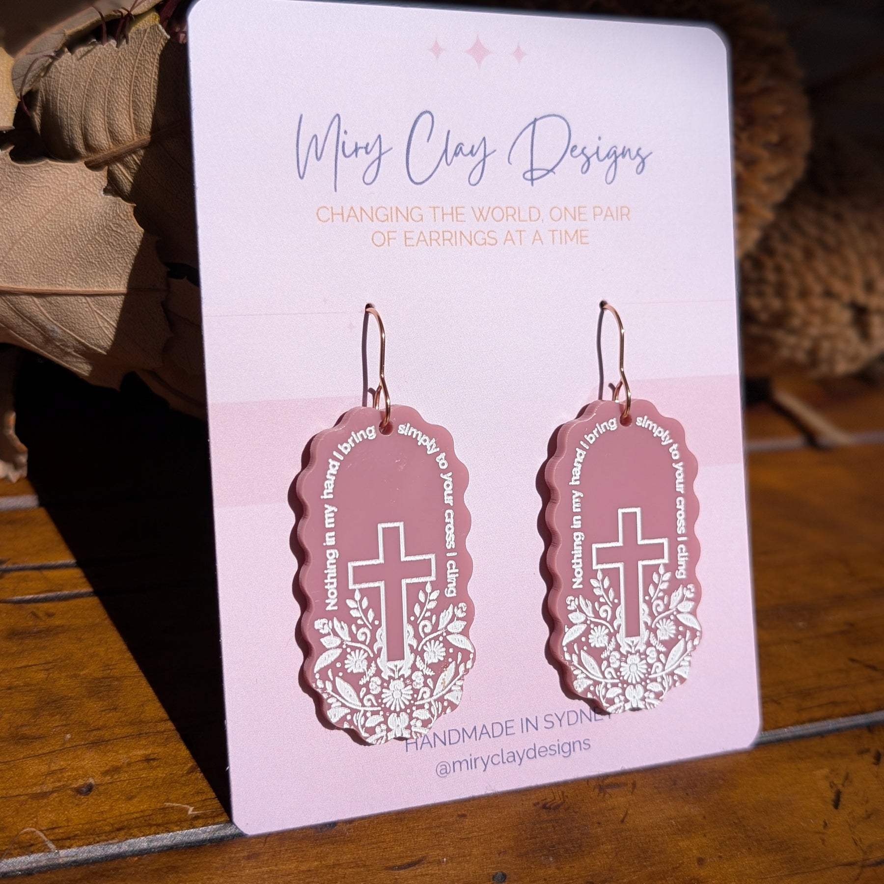 Rock of Ages Mulberry Jam Dangles