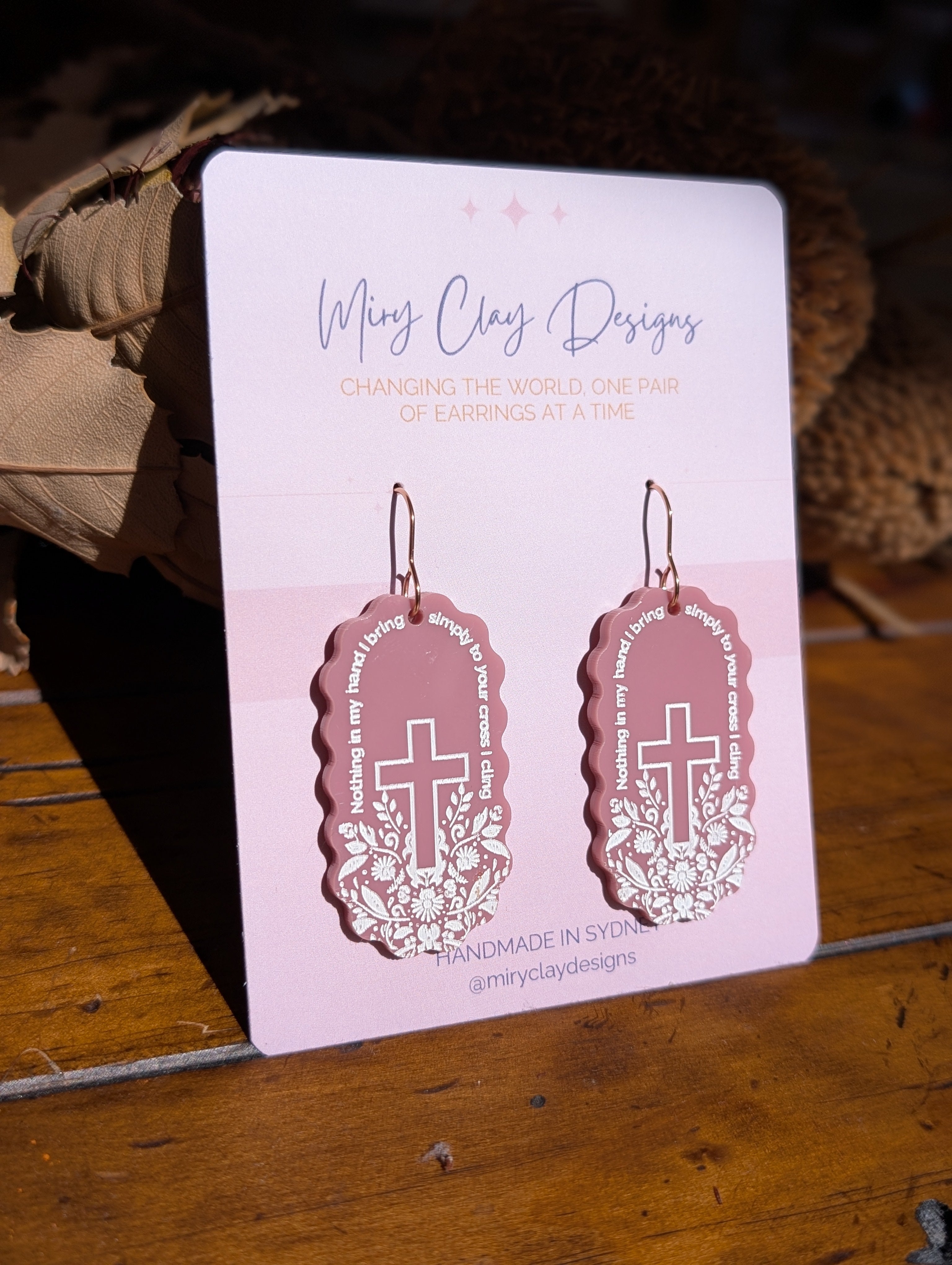 Rock of Ages Mulberry Jam Dangles