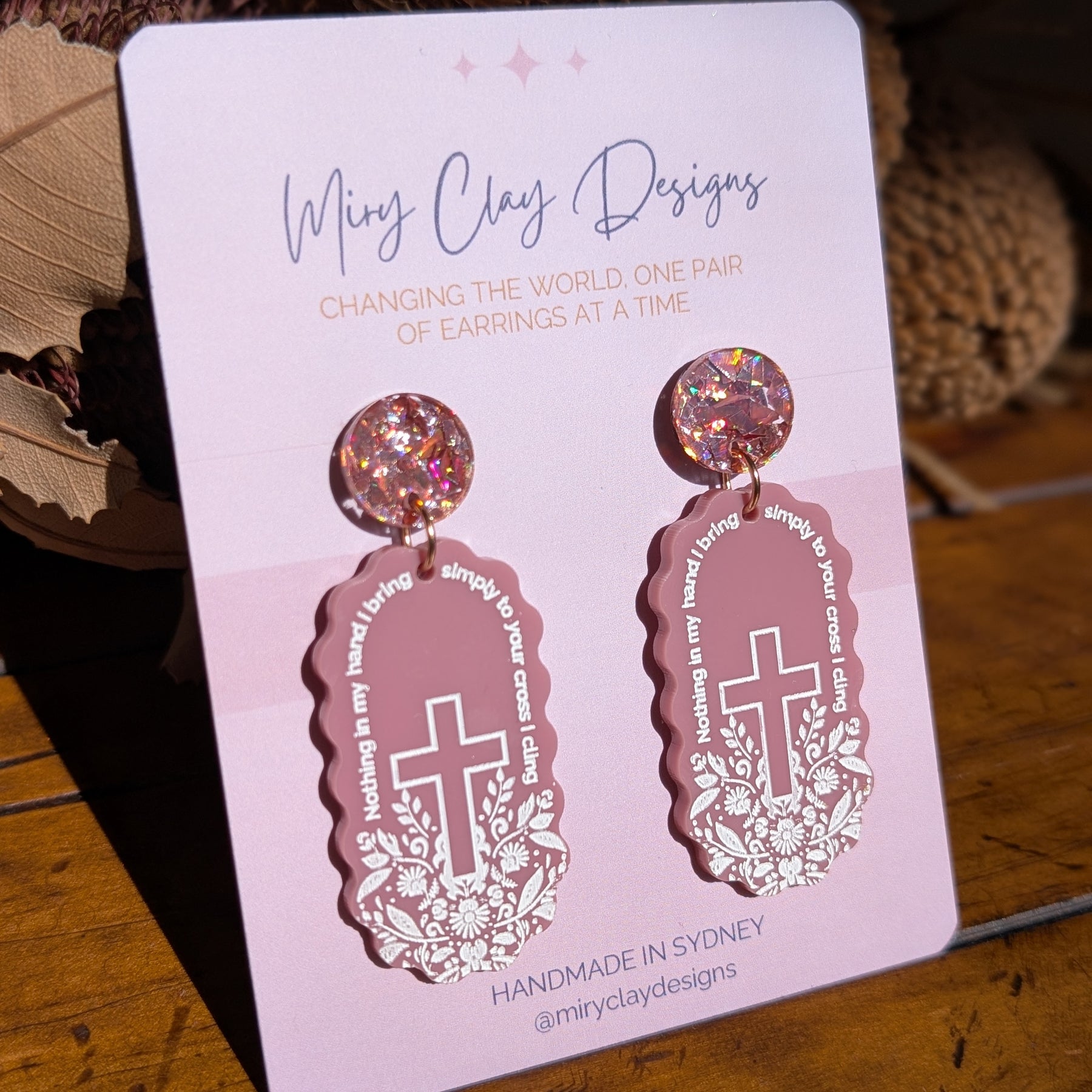 Rock of Ages Mulberry Jam Dangles