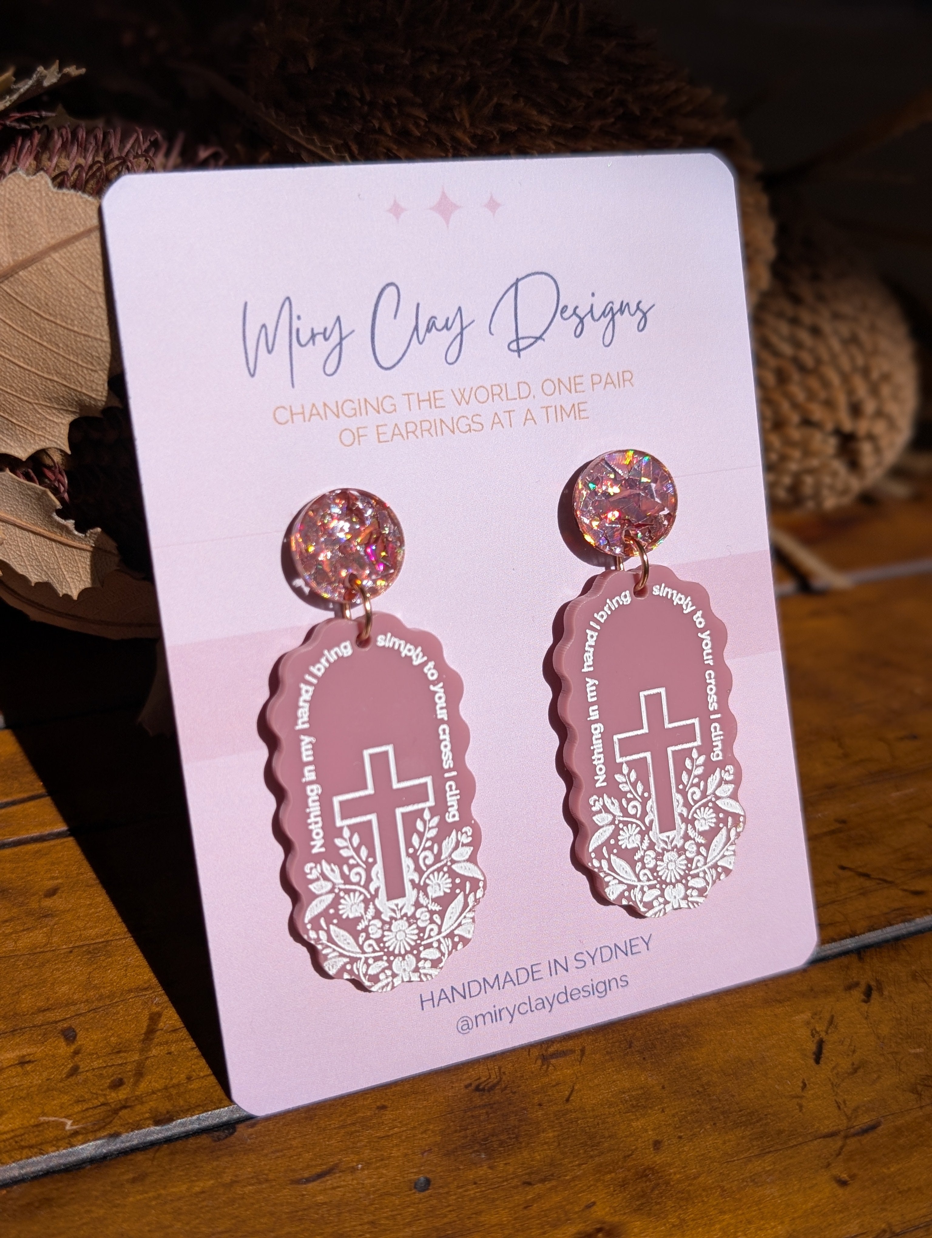 Rock of Ages Mulberry Jam Dangles