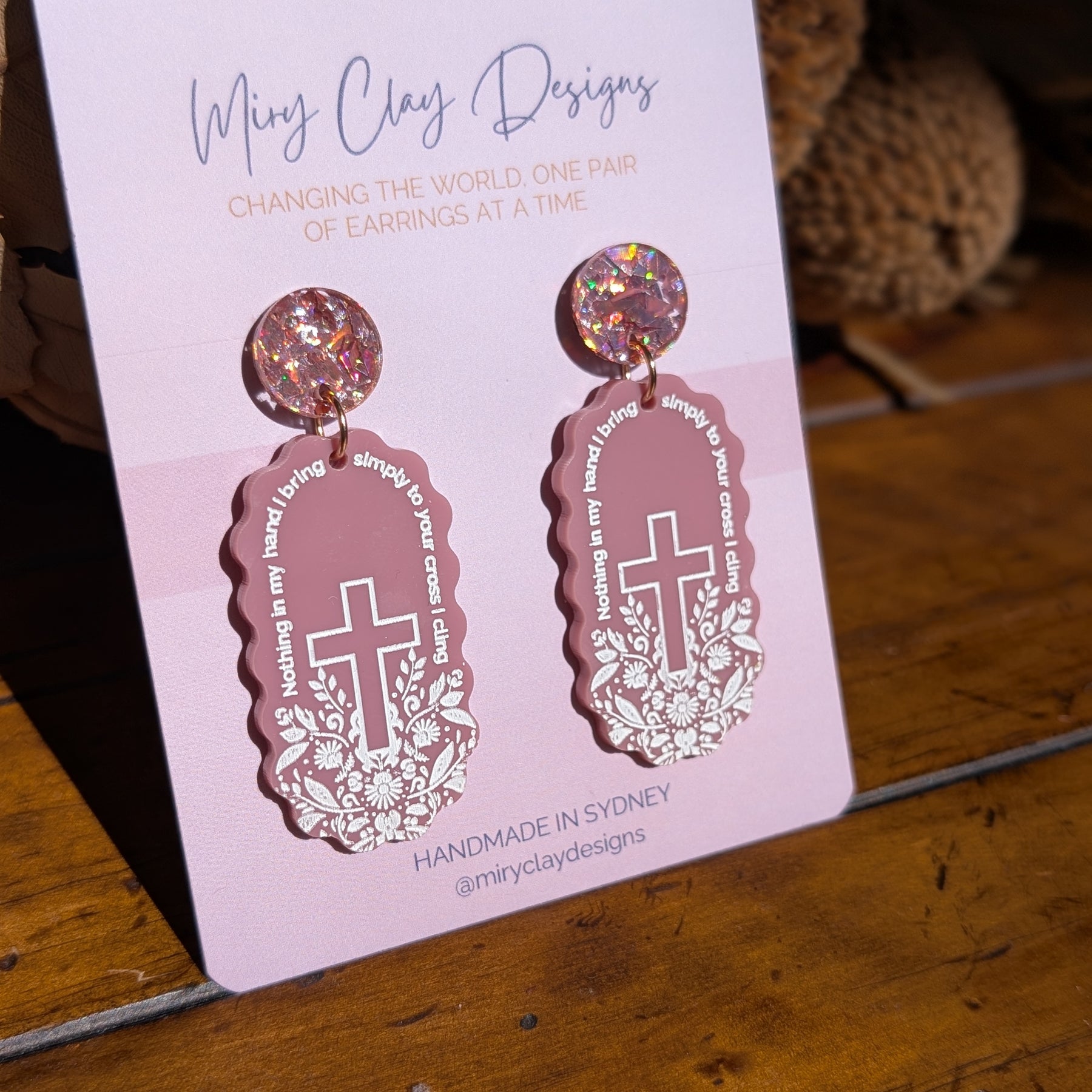 Rock of Ages Mulberry Jam Dangles