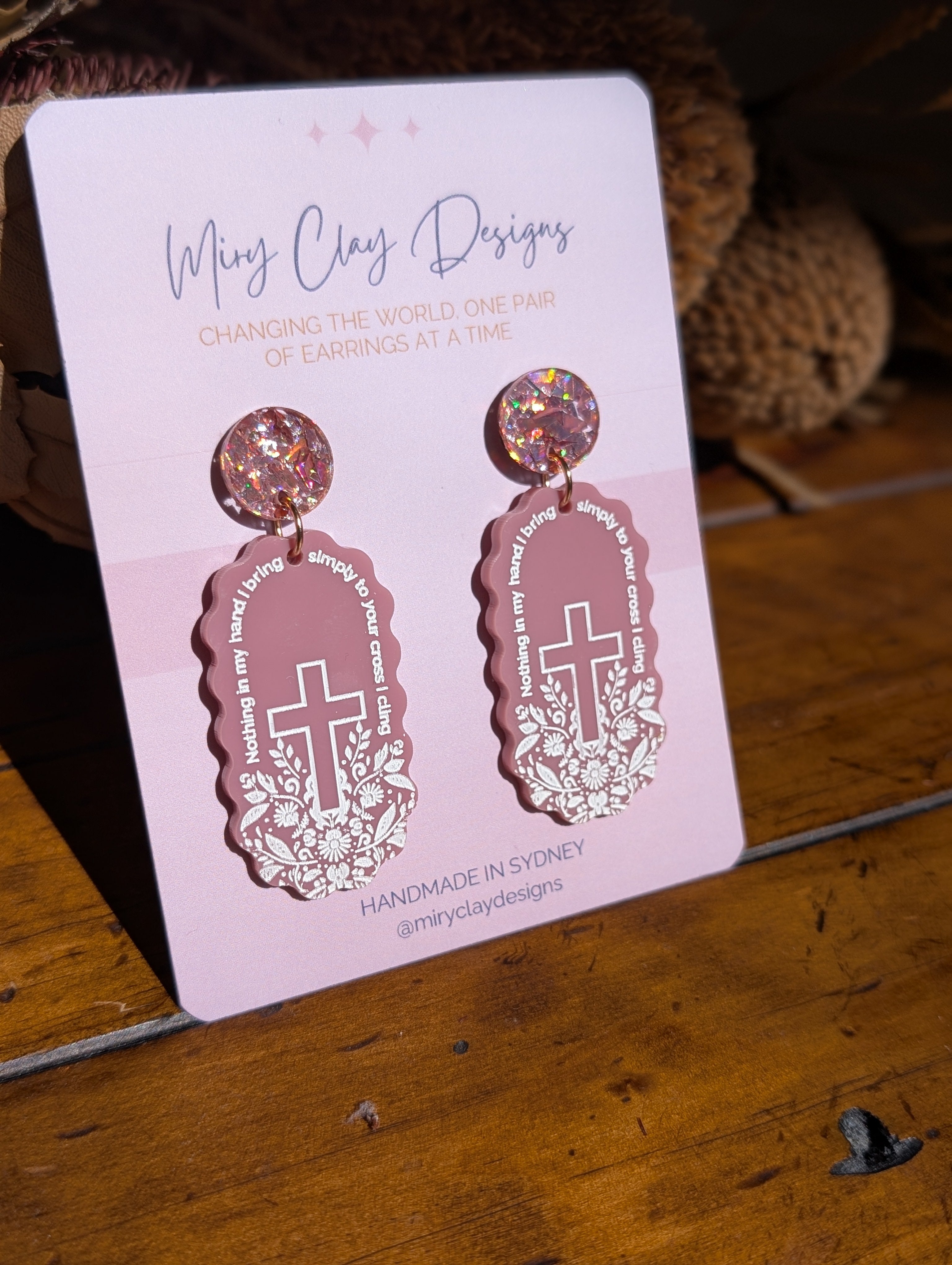 Rock of Ages Mulberry Jam Dangles