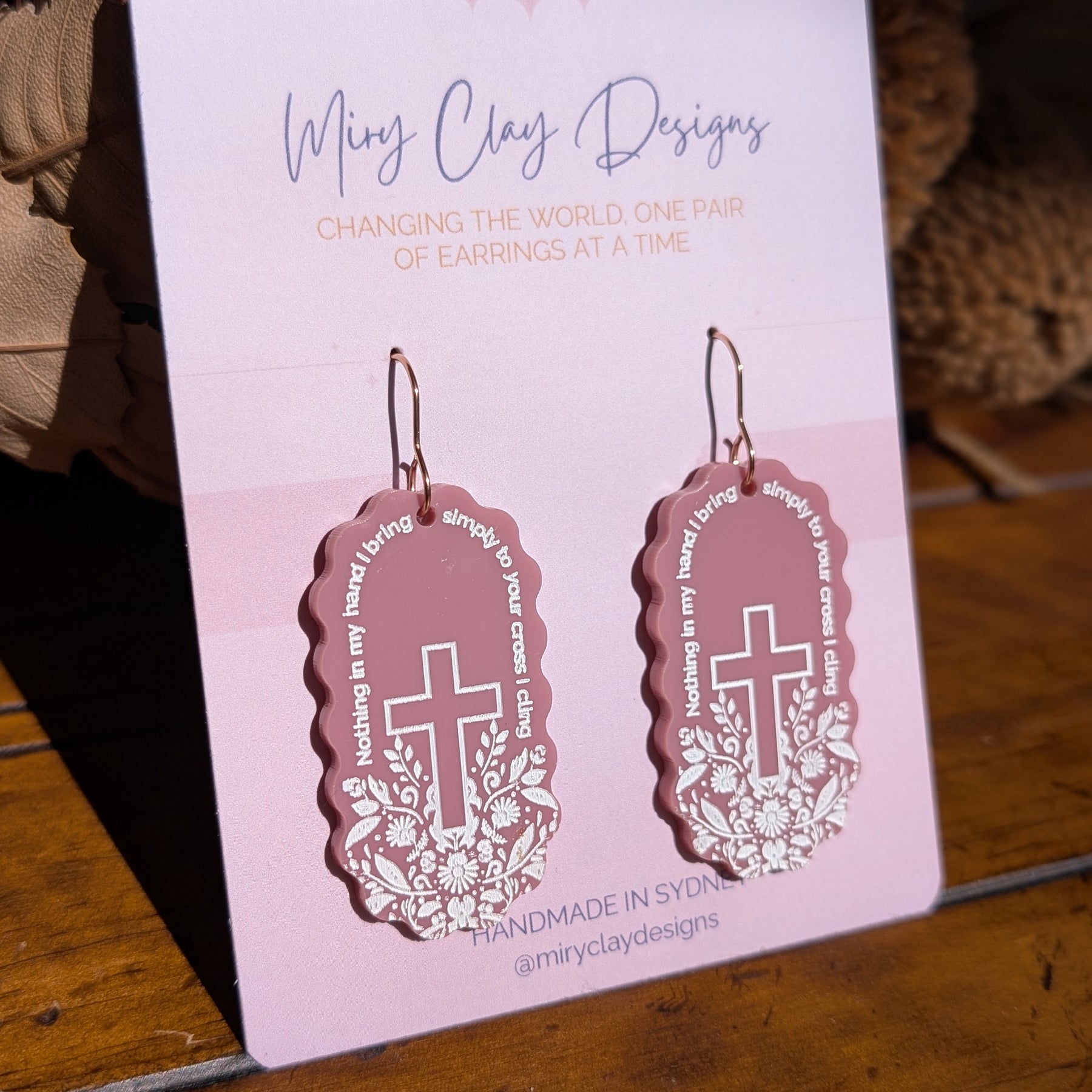 Rock of Ages Mulberry Jam Dangles