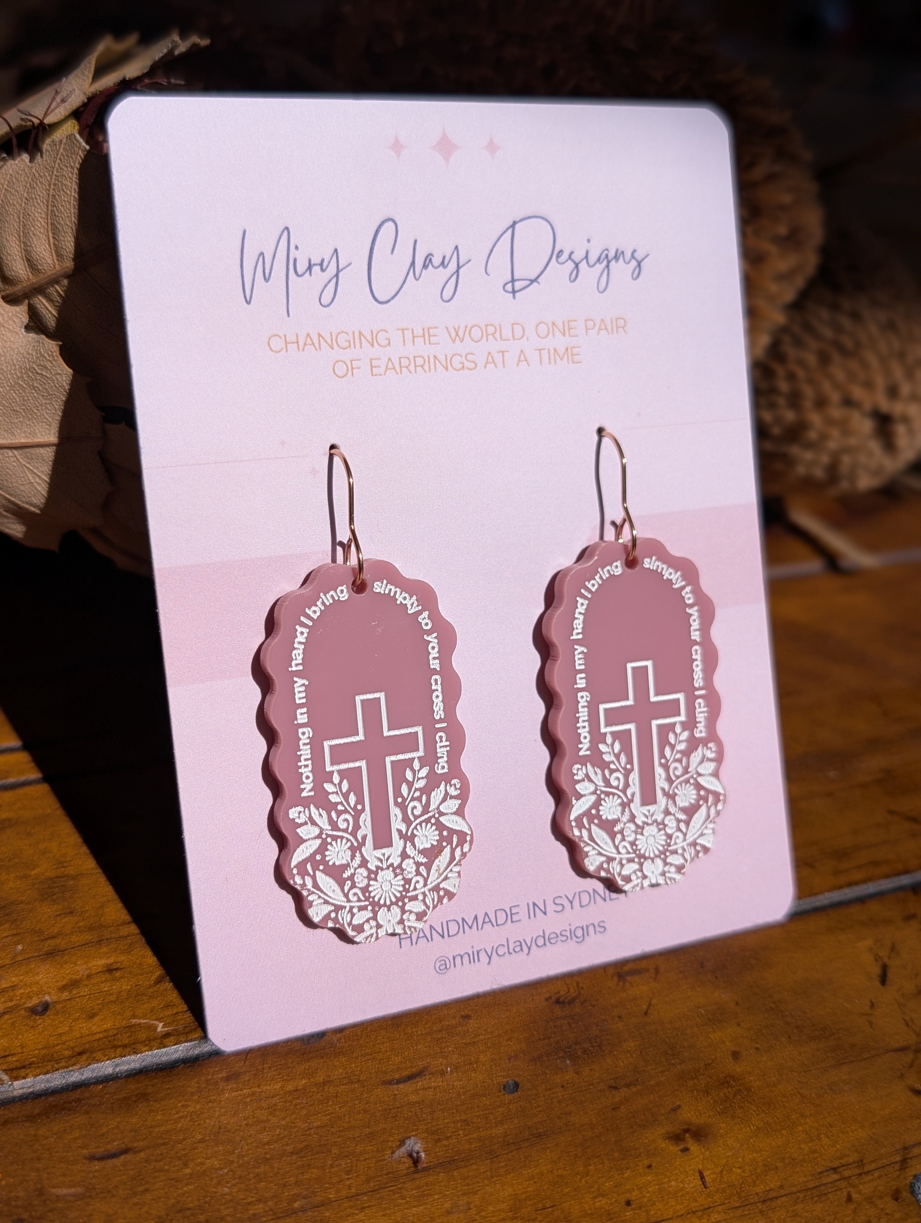 Rock of Ages Mulberry Jam Dangles