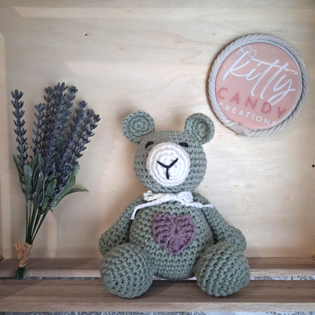 Handmade Crochet Little Bear - 100% cotton