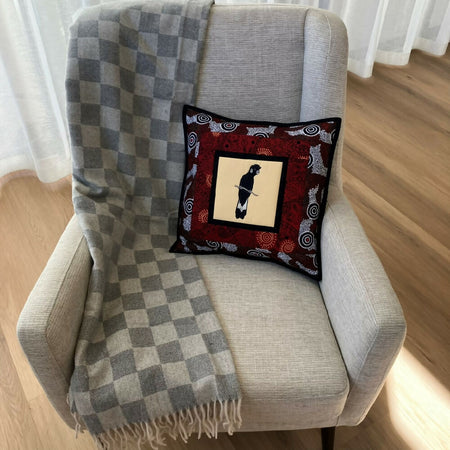 handmade Australian native quilted - carnabys black cockatoo