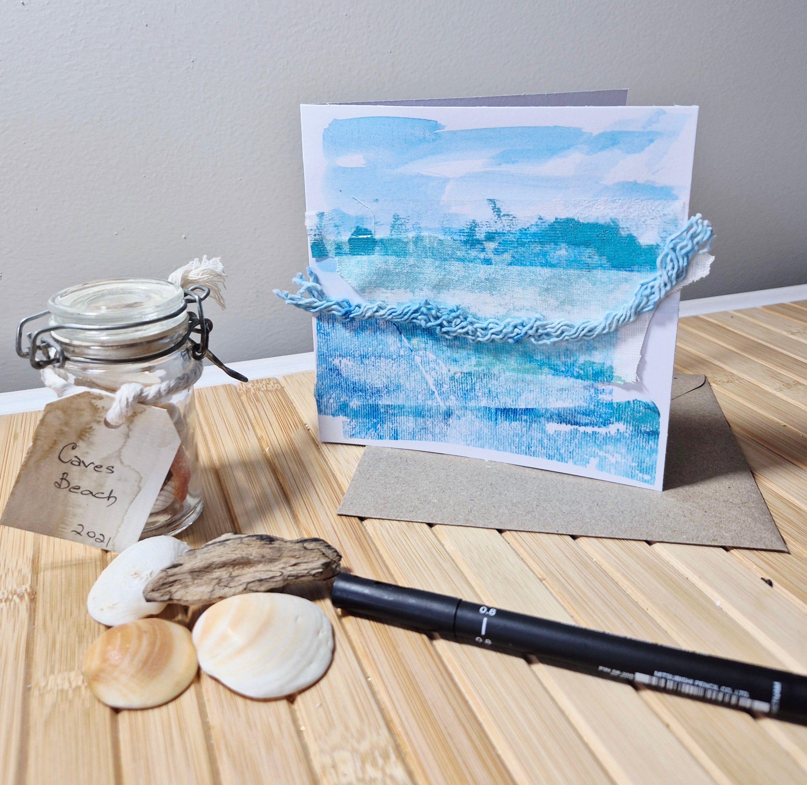 Pack of 3 Beach Themed Cards