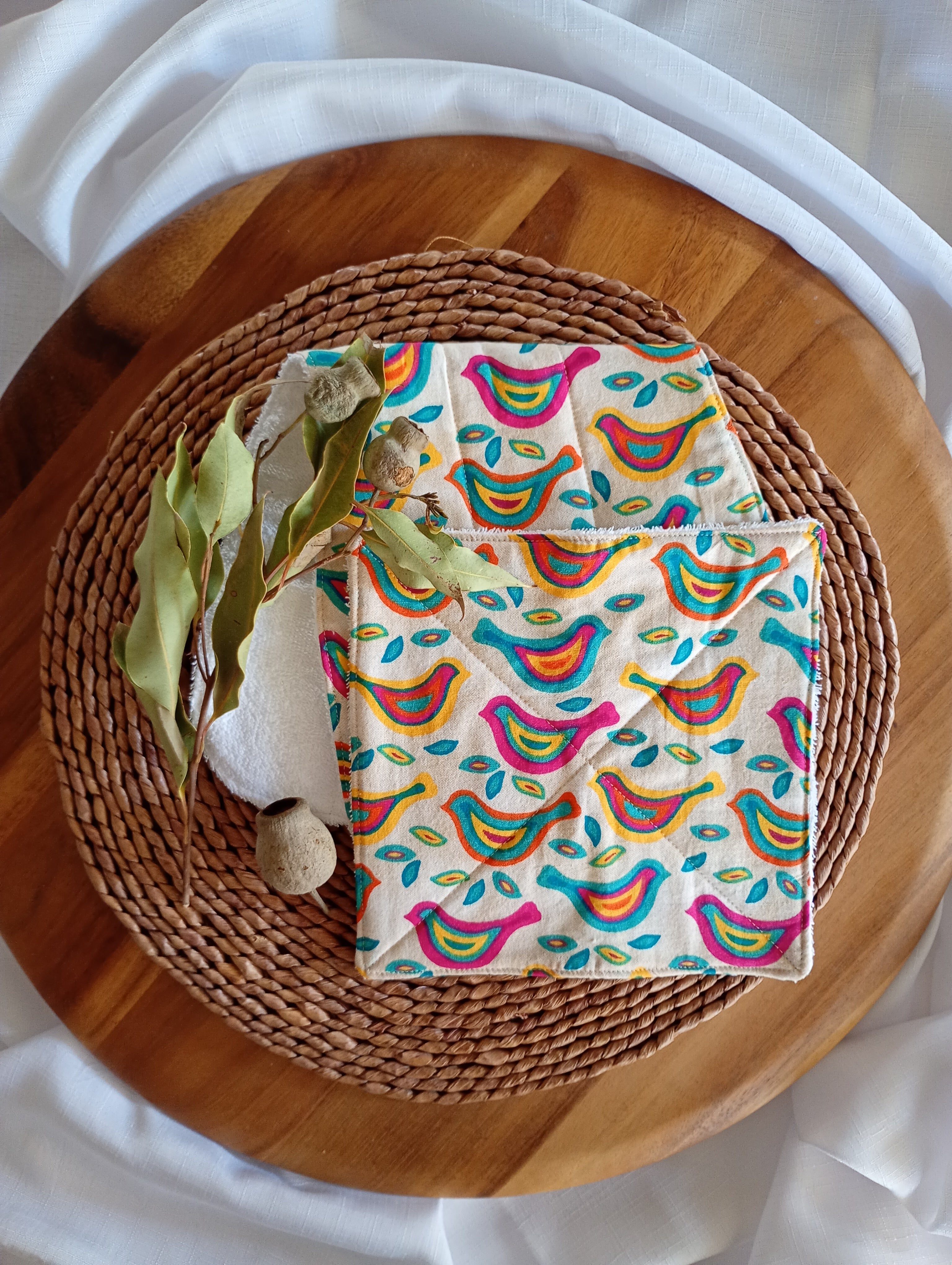 Baby Shower Gift Set - Bright Birds