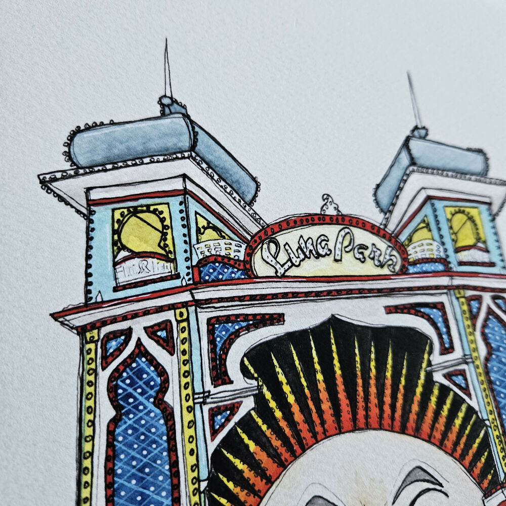 art print - the melbourne series - luna park