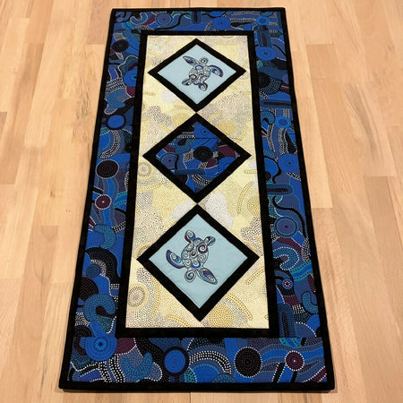 handmade Australian native quilted - turtle