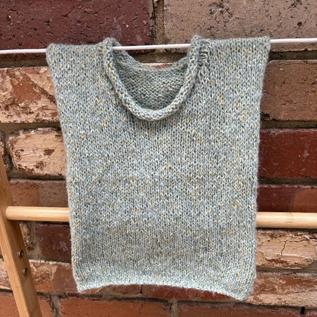 Roll neck Sleeveless Vest- size 6-12 months