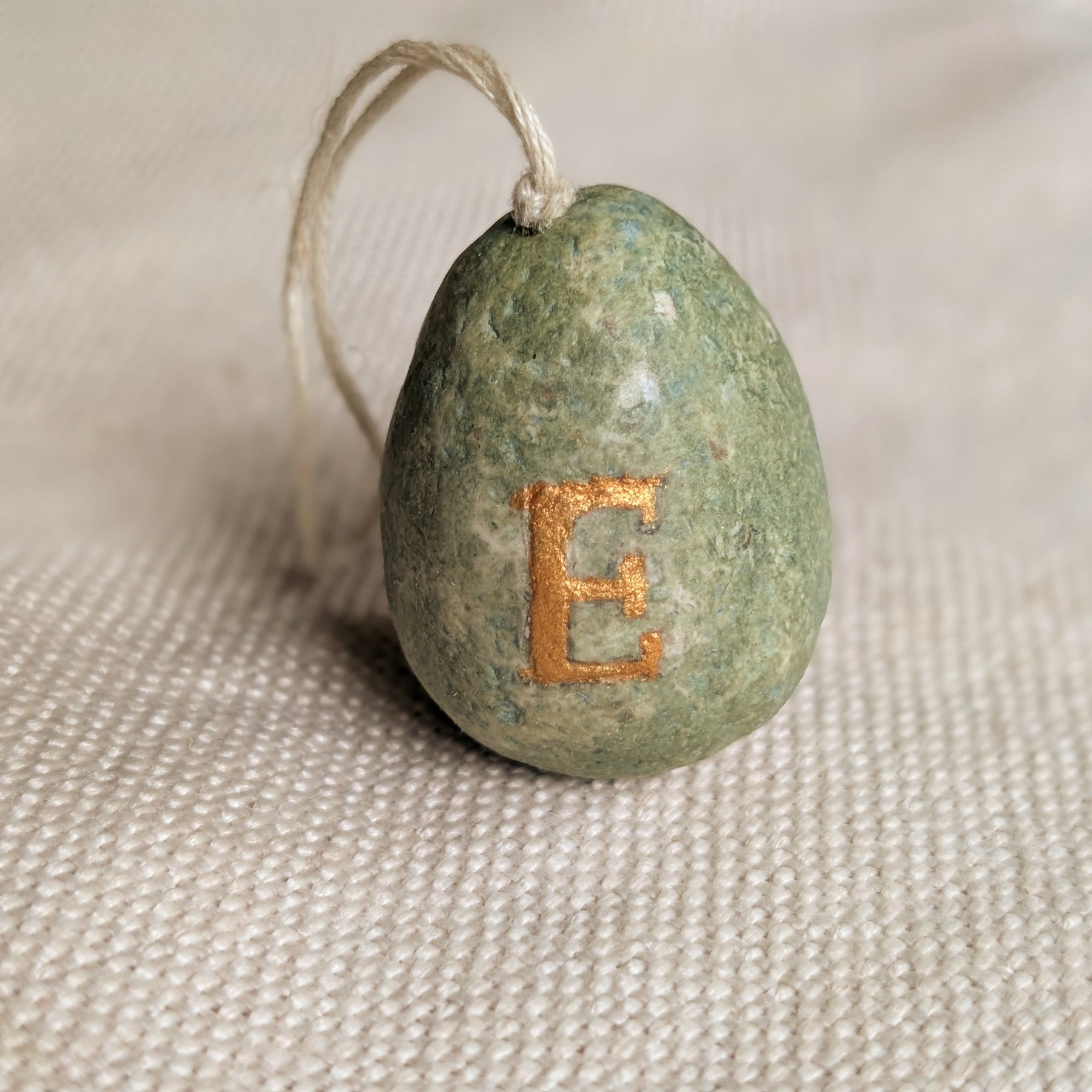 Handmade Easter Gift Set – Paper Flower Earrings, Watercolour Bookmark & Monogram Egg – Sustainable Gift