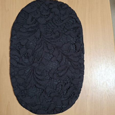 STOMA BAG COVER LARGE LACE BLACK Suitable for Ileostomy, Colostomy, Urostomy