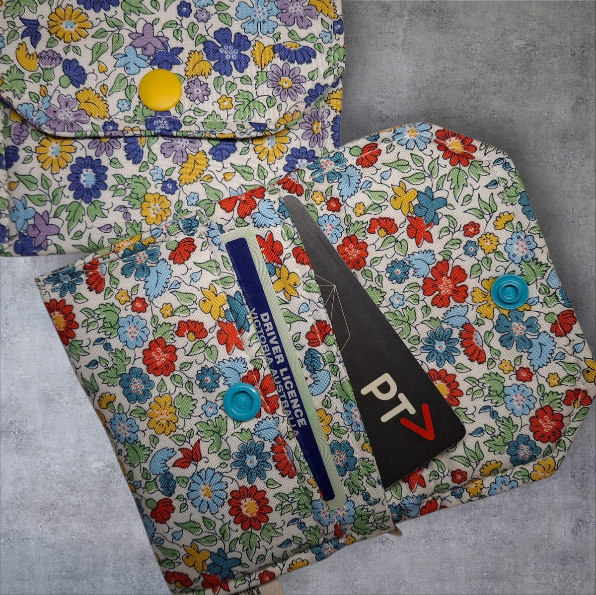 Card and Coins Zipper Purse (Liberty)