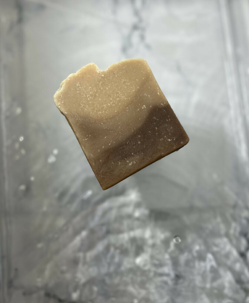 handmade Australian camel's milk soap chocolate soap