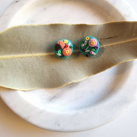 Australian Native Floral Stud Earrings