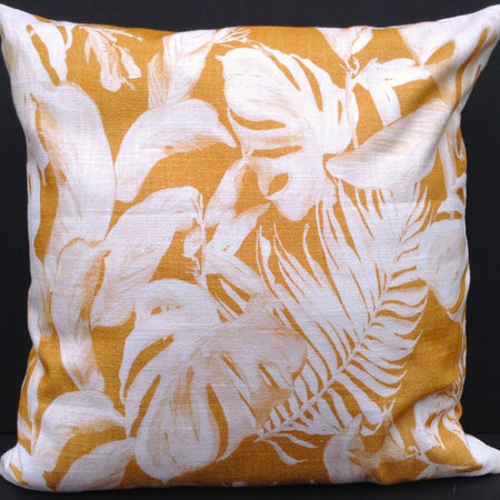 Bright palm-design cushion covers 45x45cm