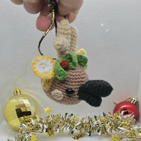 Crocheted Heirloom Aussie Native Animal Christmas Decoration - PLATYPUS