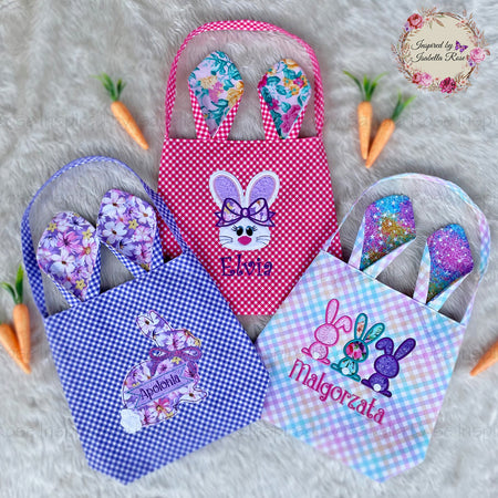 Personalised Easter bag, Egg Hunt, Gift bag, Made to order