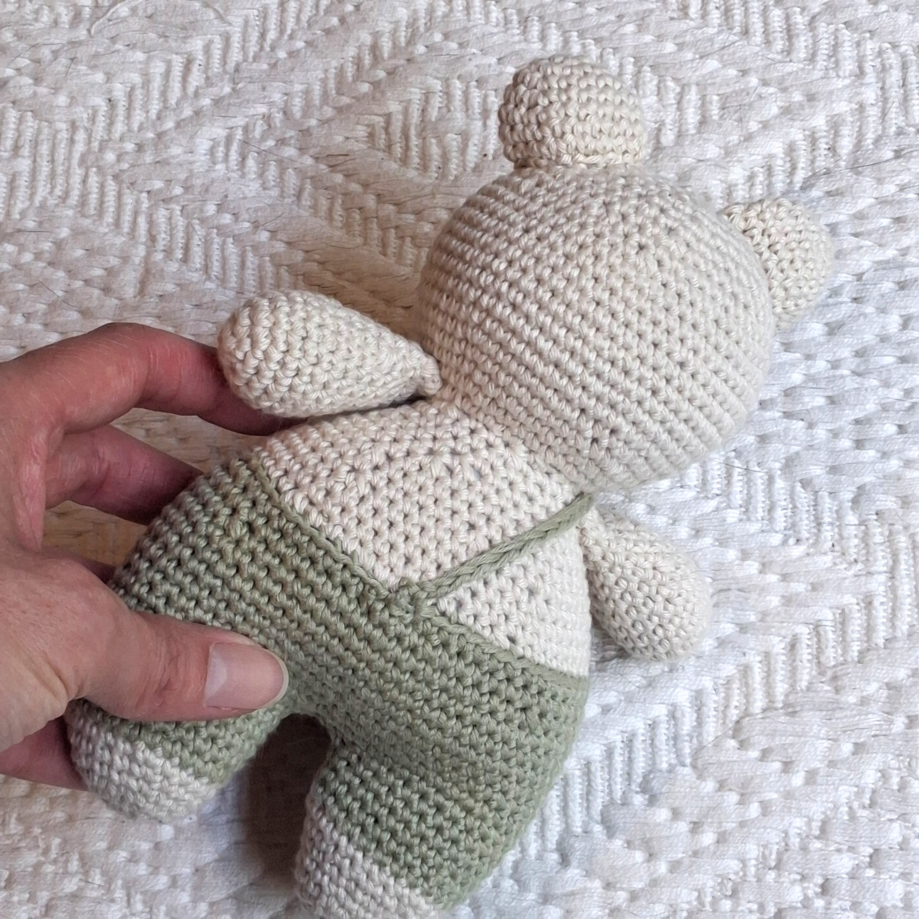 Handmade Crochet Toy Tubby Bear - 100% Cotton