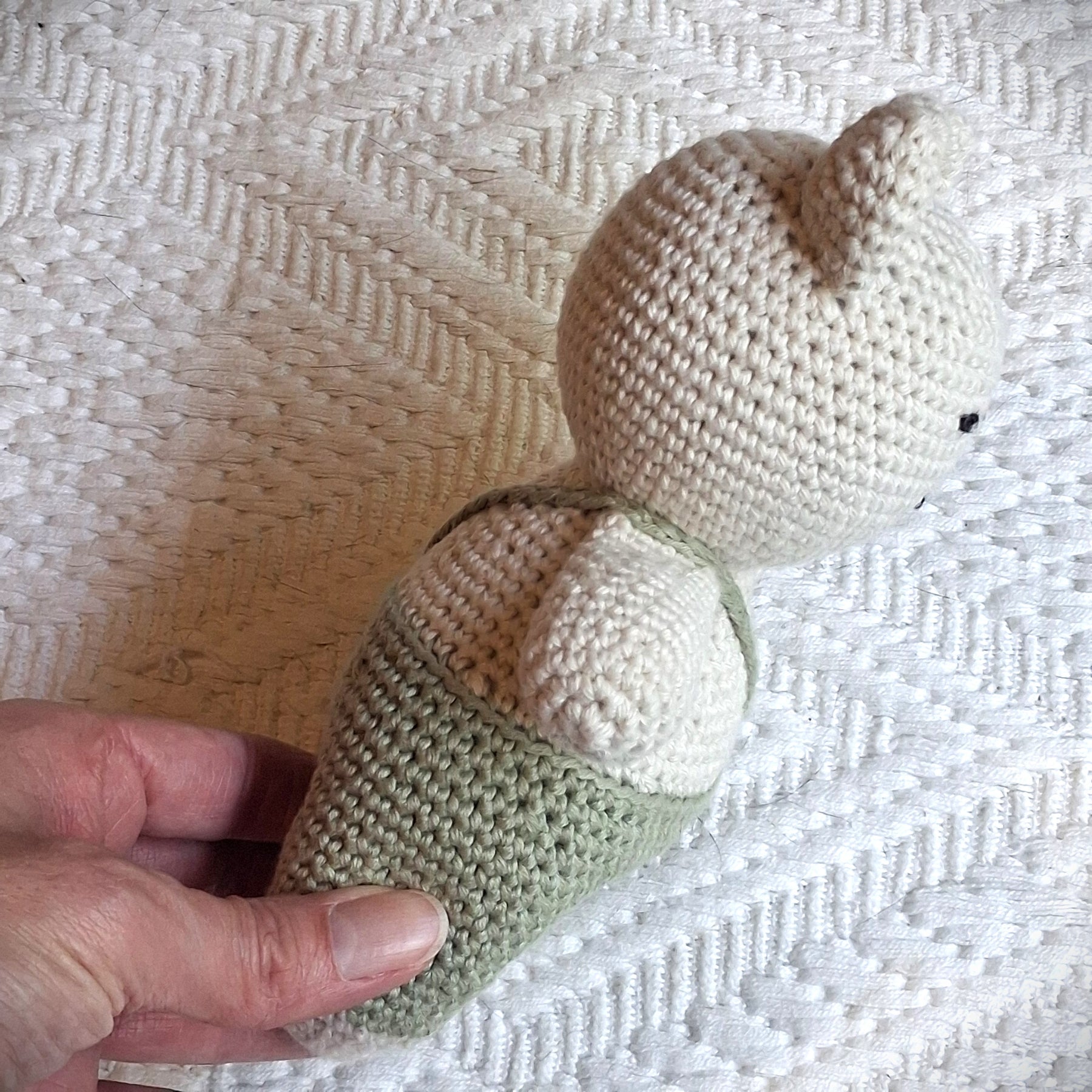 Handmade Crochet Toy Tubby Bear - 100% Cotton