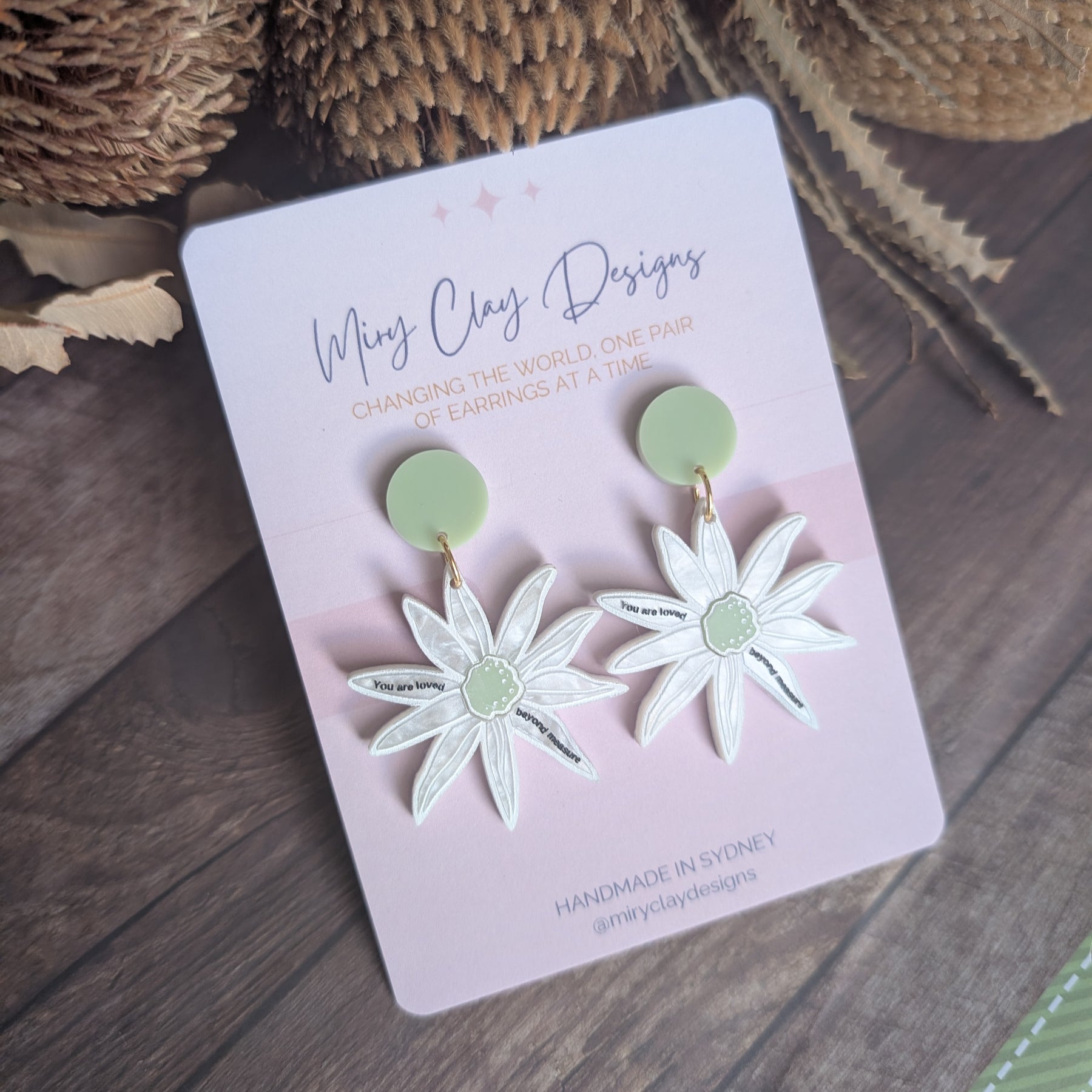 Af-fleur-mation Flannel Dangles