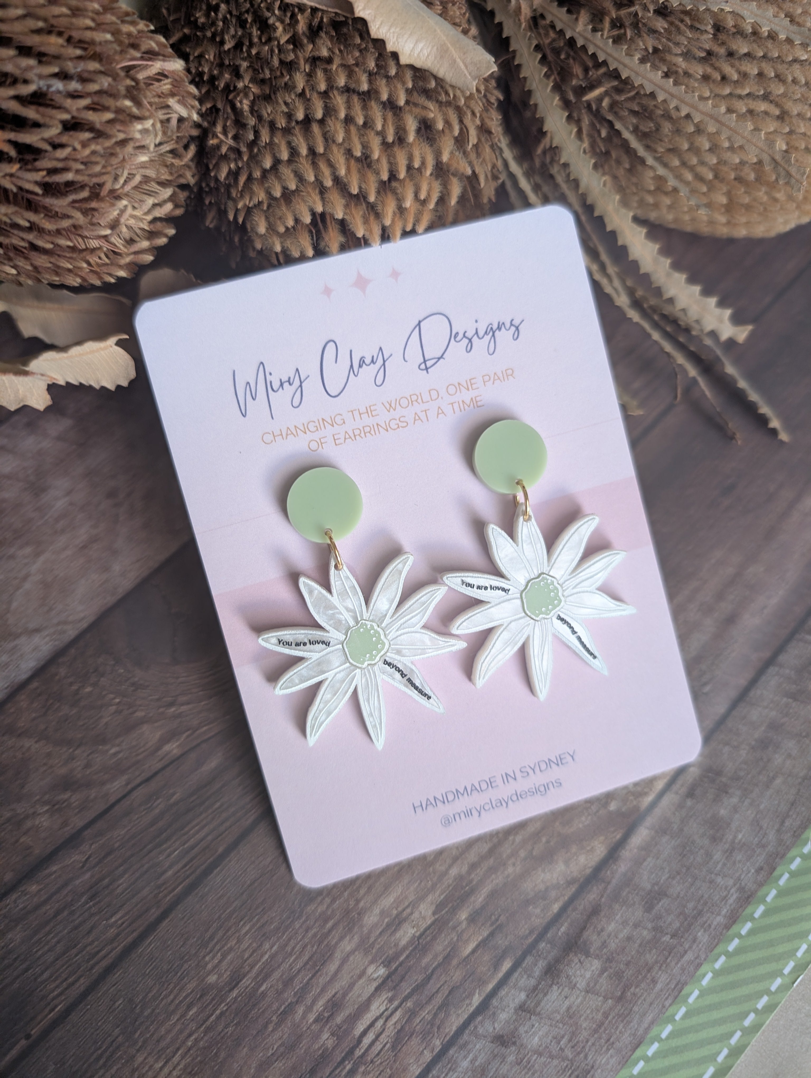 Af-fleur-mation Flannel Dangles