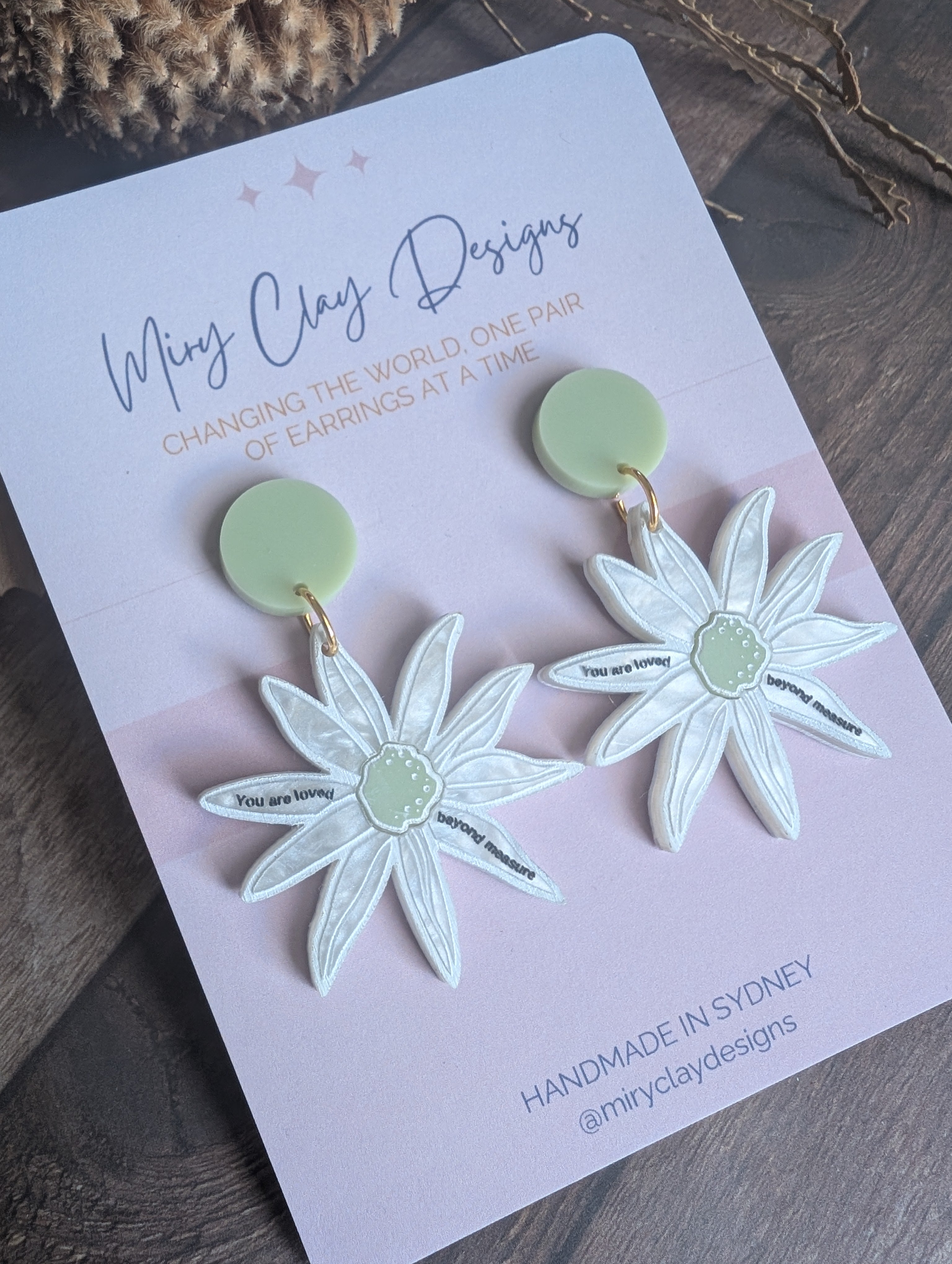 Af-fleur-mation Flannel Dangles