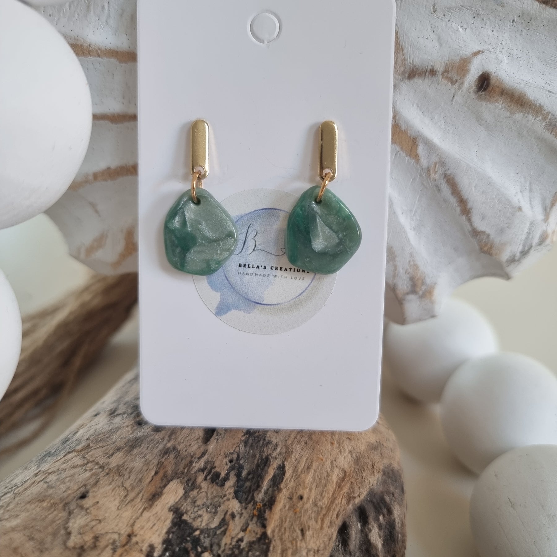 Emerald Mist Small Dangle