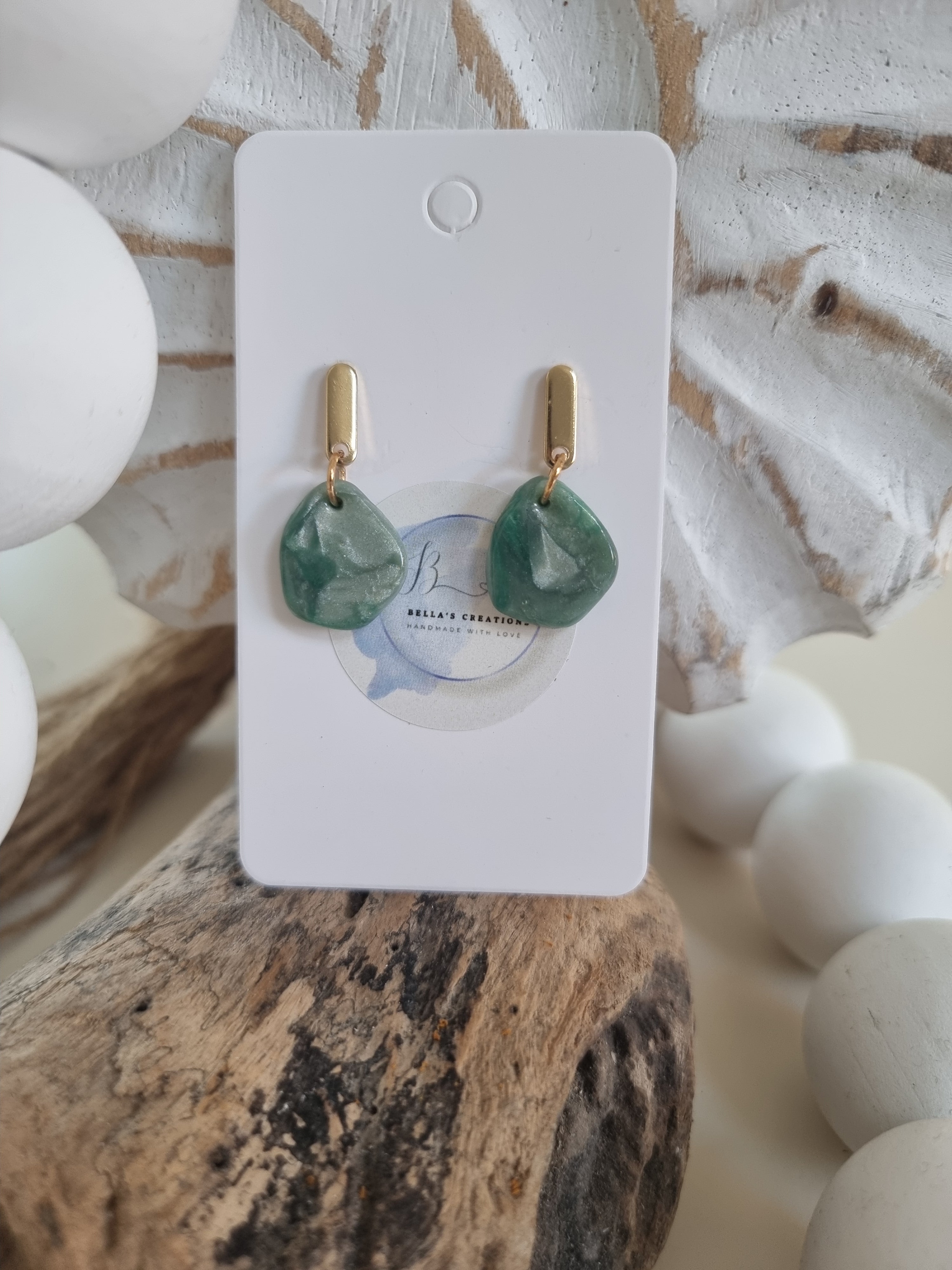 Emerald Mist Small Dangle
