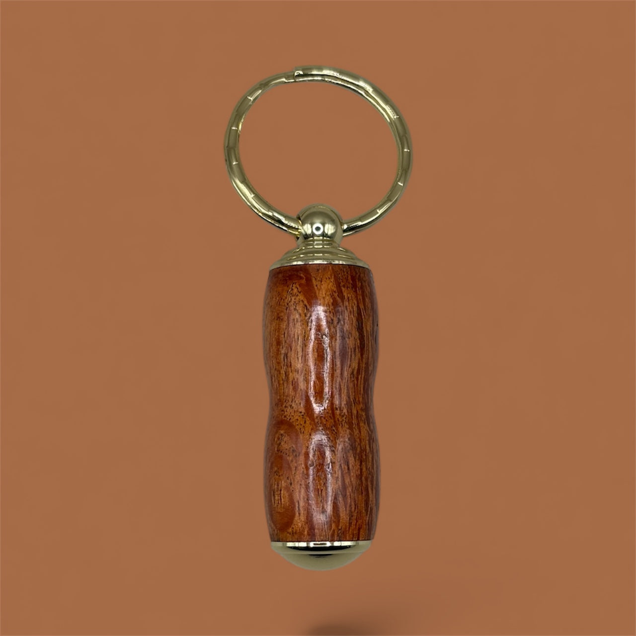 Handcrafted Timber Pill Holder Key Ring