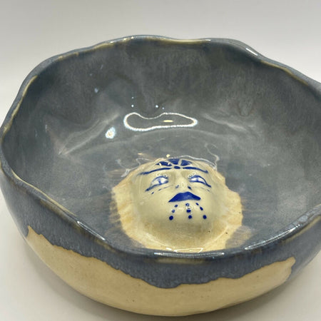 Masked face small snack bowl