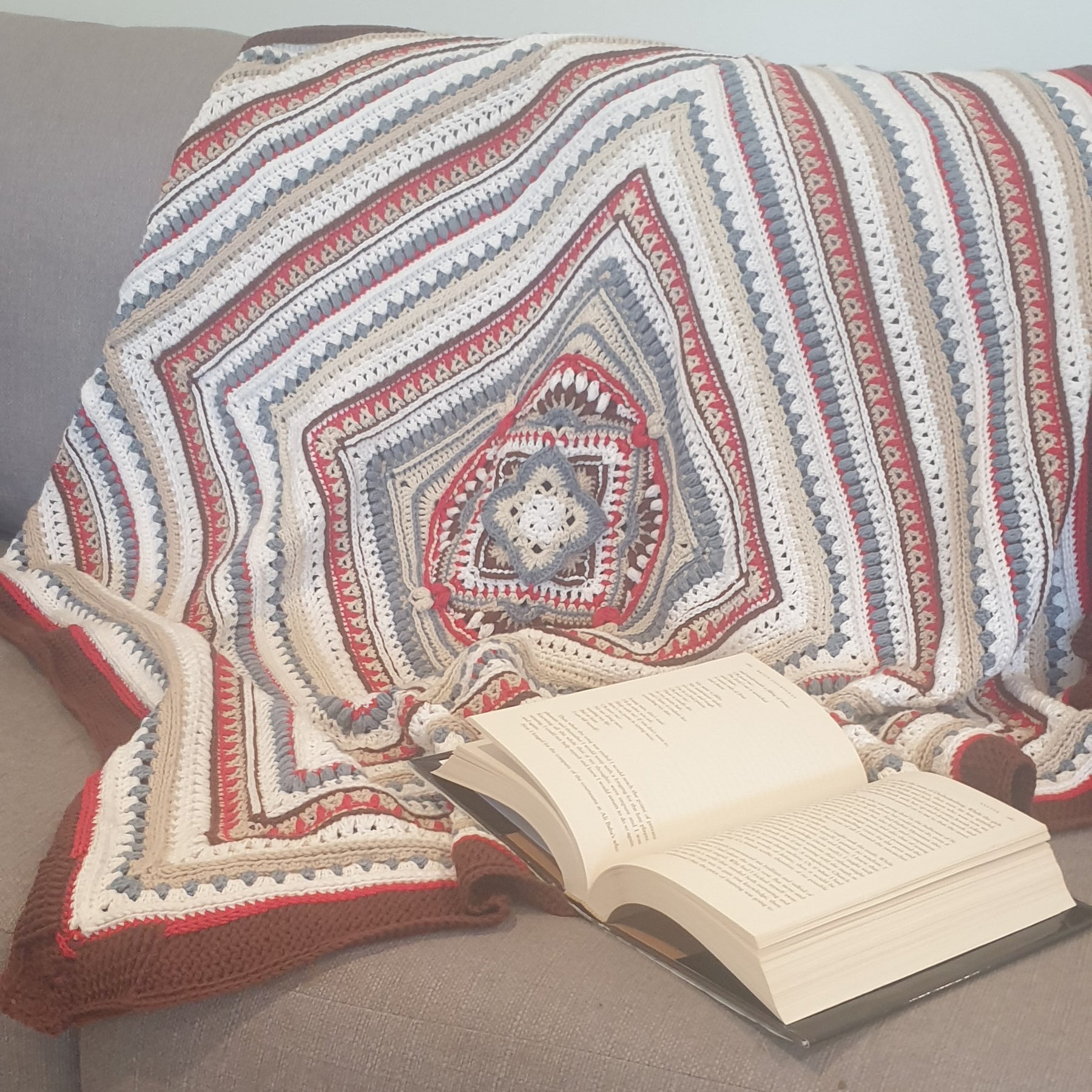Cosy cotton lapghan for a winter snuggle