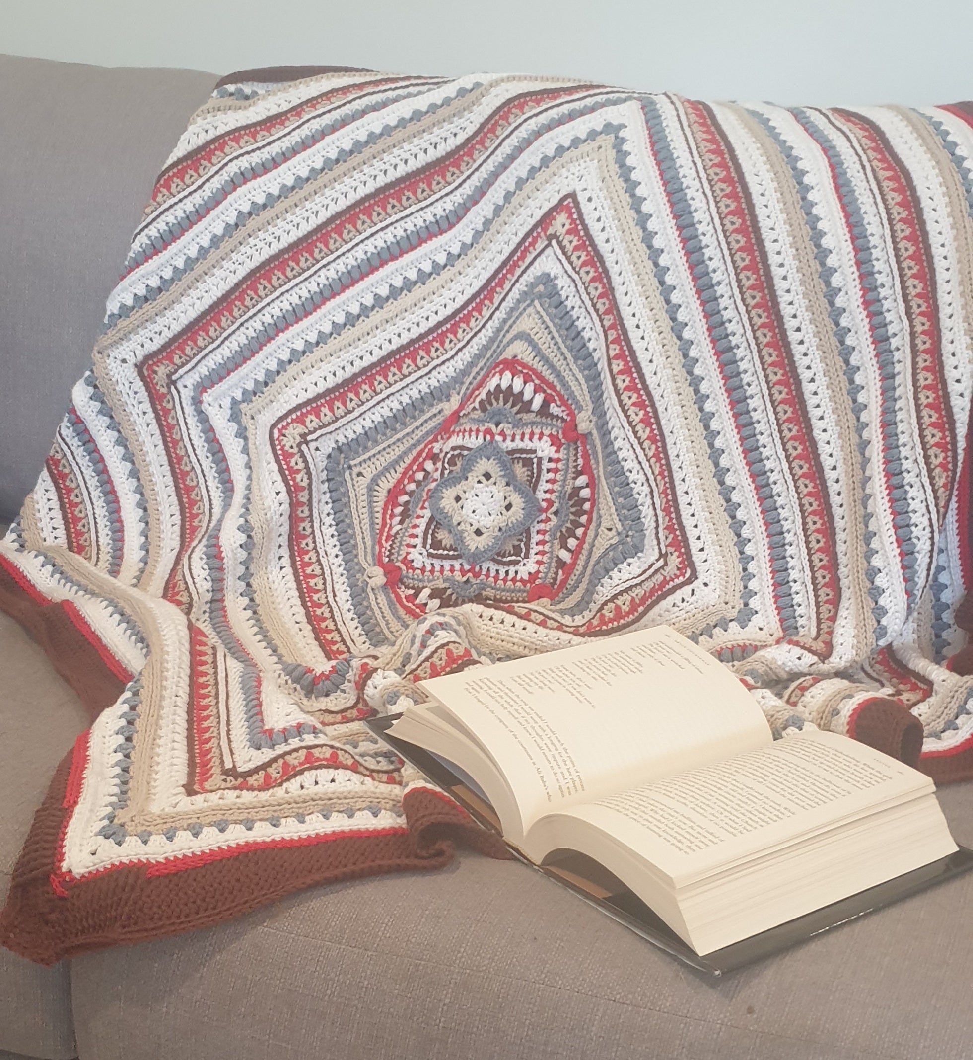 Cosy cotton lapghan for a winter snuggle