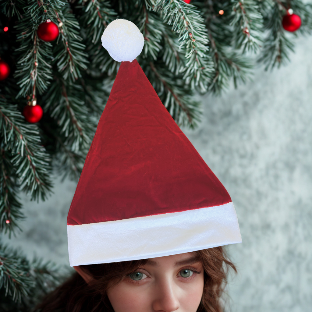 Velvet Santa Hats