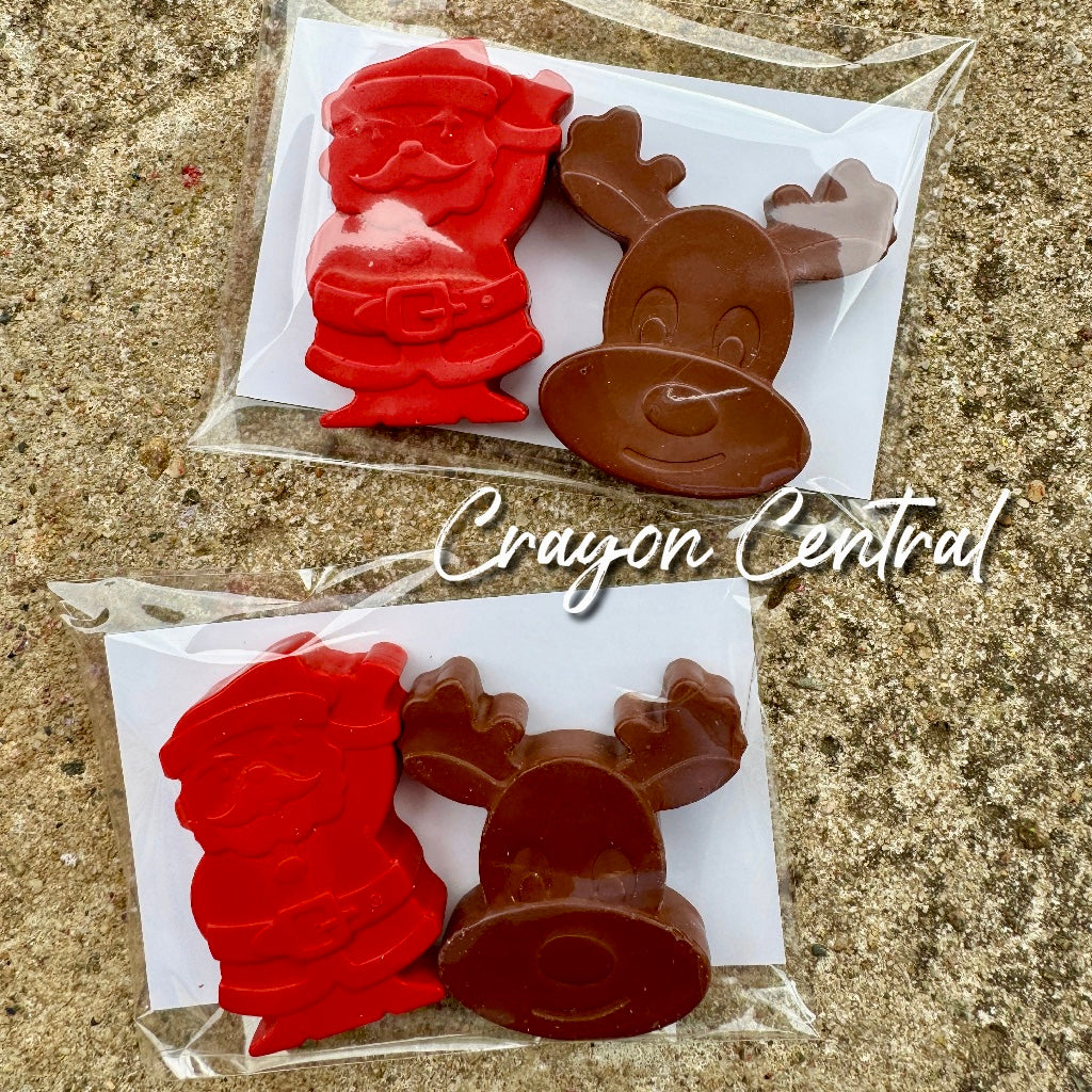 Santa and Reindeer Crayon Pack