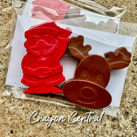 Santa and Reindeer Crayon Pack