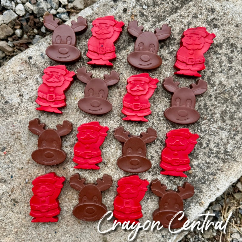 Santa and Reindeer Crayon Pack