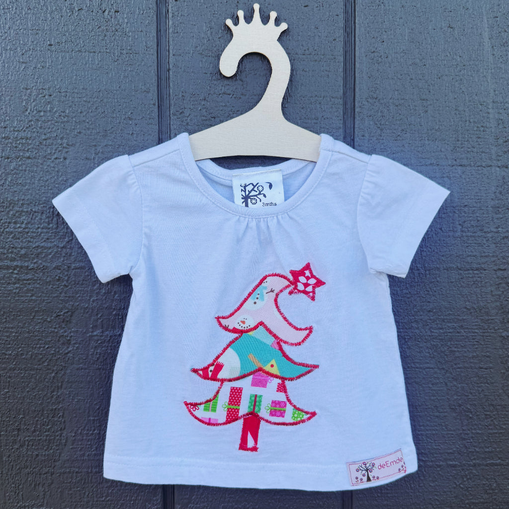 Handmade Christmas Outfit Baby Girl Size 000