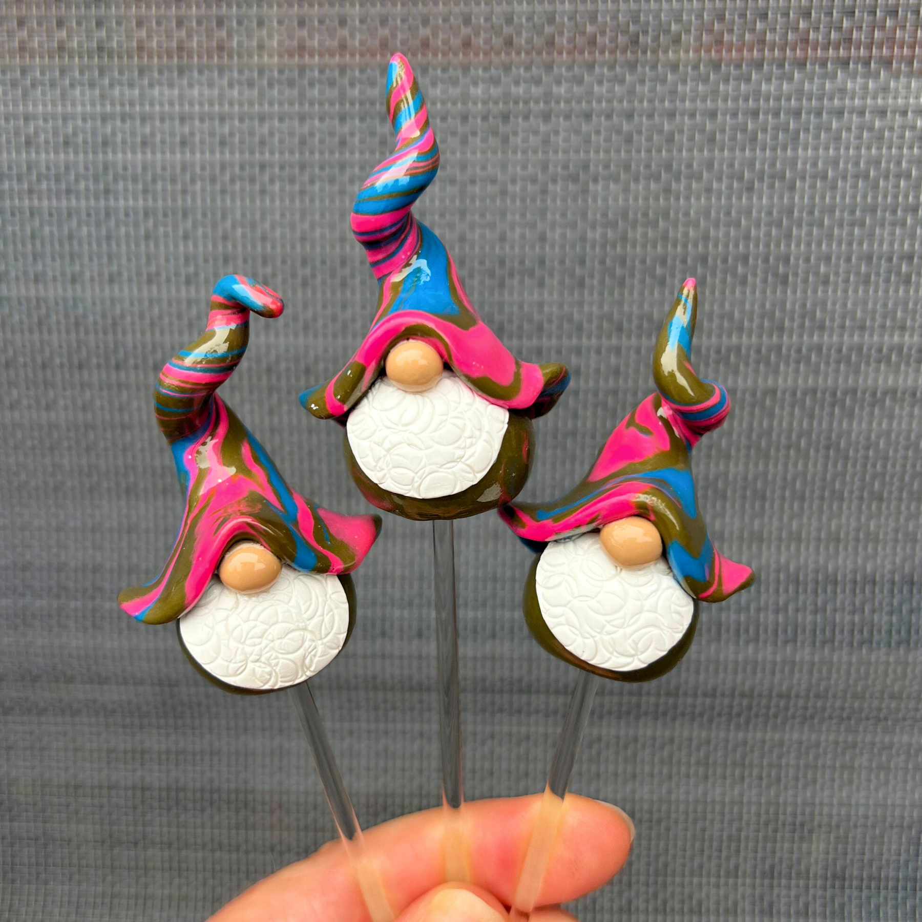 Whimsical gnome trio - Eban, Hakan & Radar