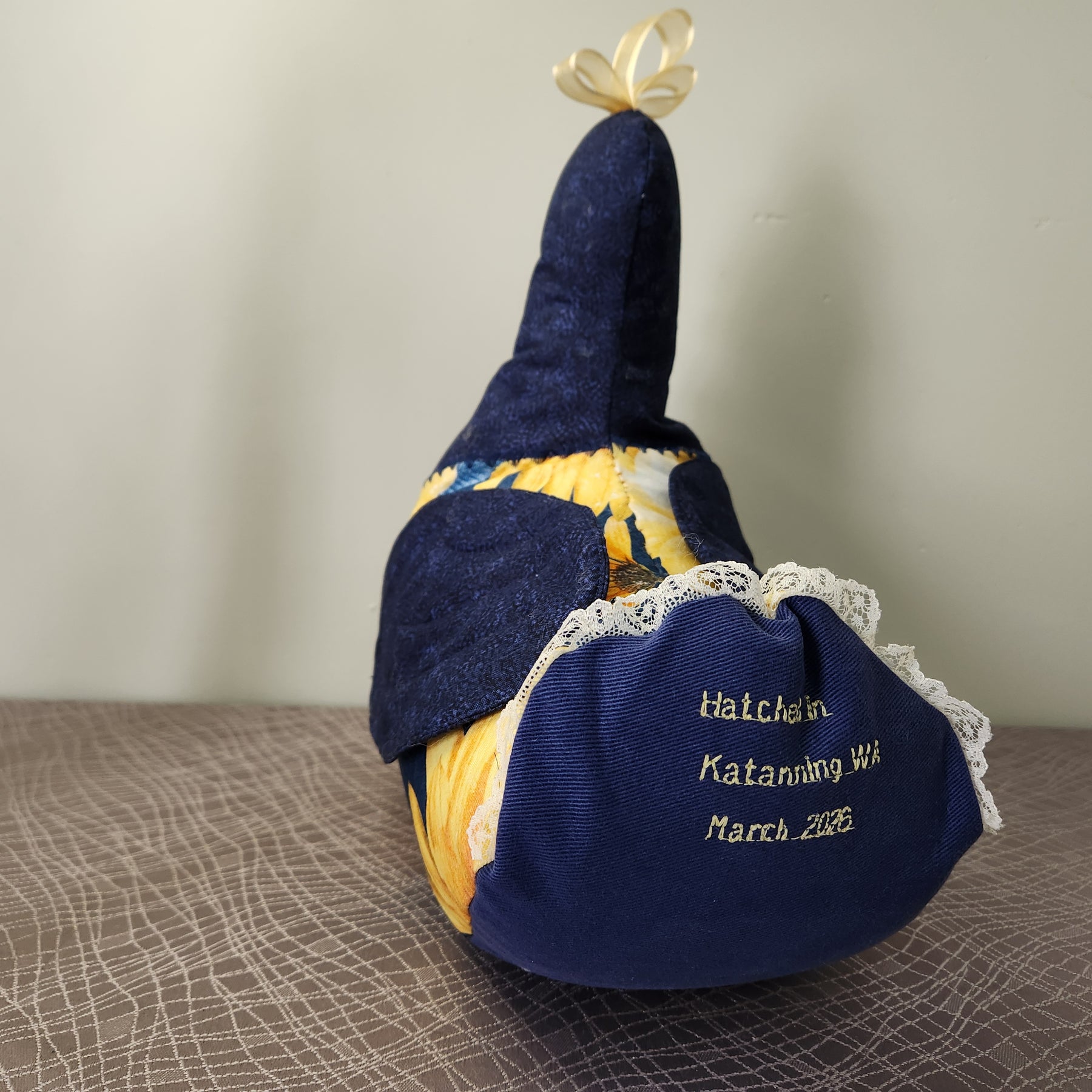 Patchwork Chicken Doorstop