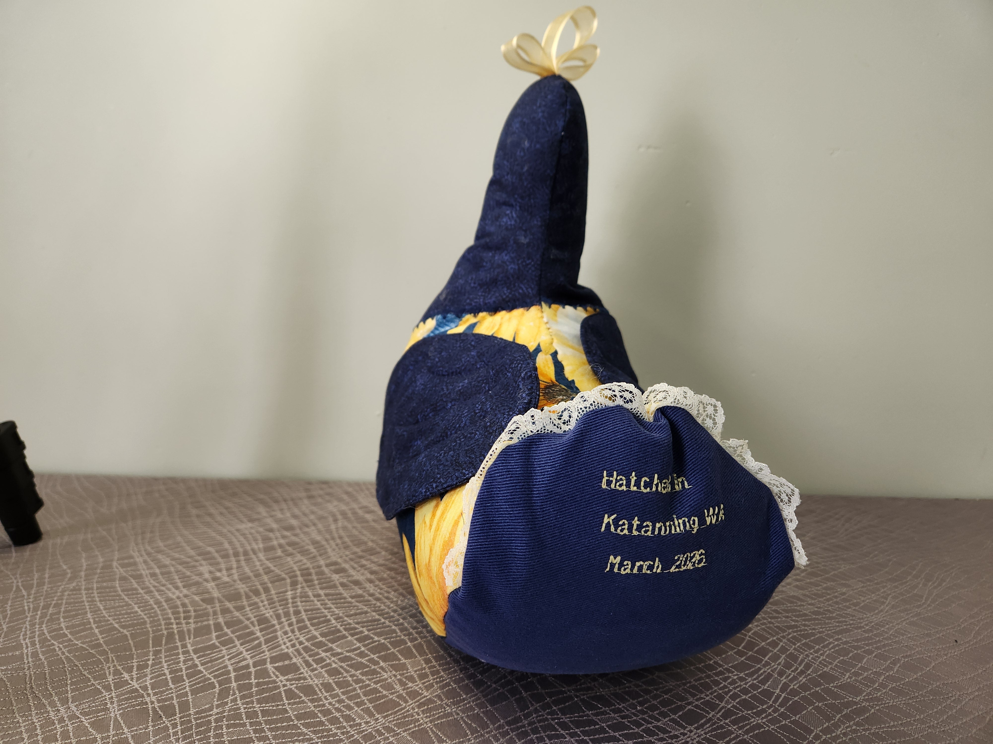 Patchwork Chicken Doorstop