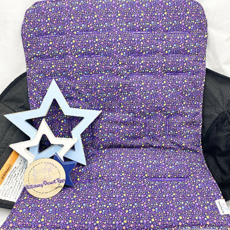 Wonderfold 4 Seater - Seat Cover Set - Purple Rainbow Stars