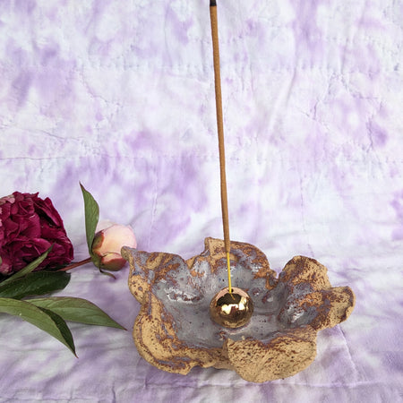 Ceramic Flower Insence Holder