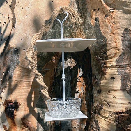 Crockery Bird Feeder