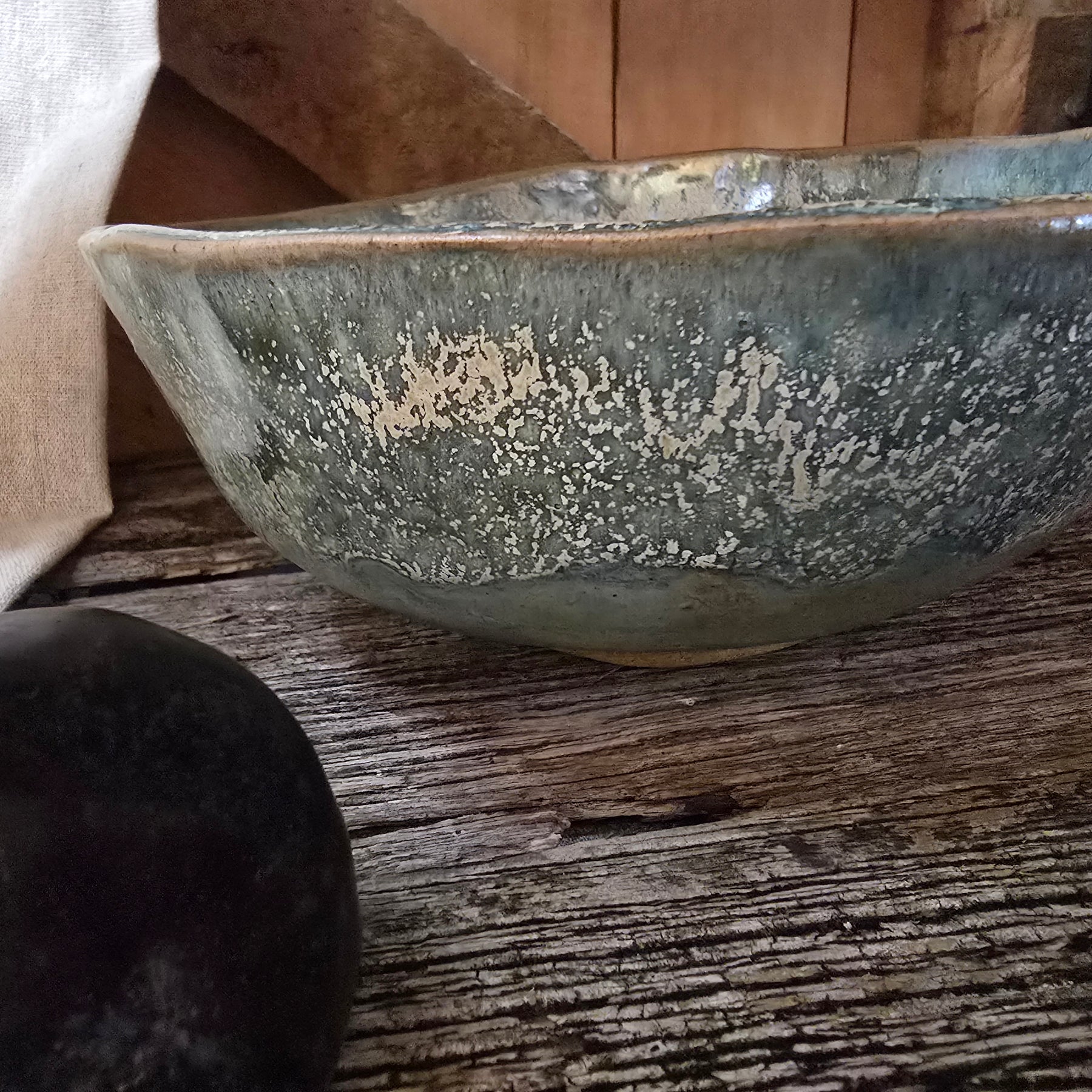 Salad bowl in gorgeous turquoise