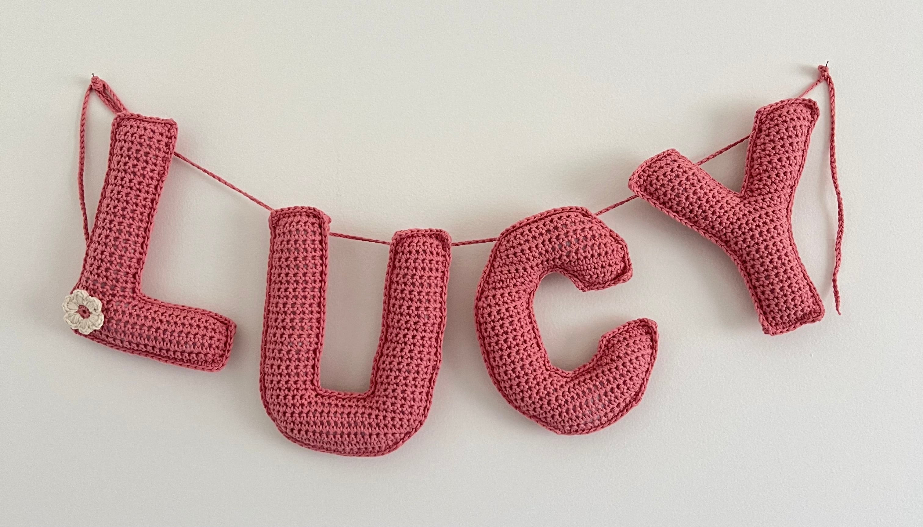 Crochet Alphabet Letters