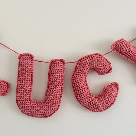 Crochet Bunting Alphabet Letters