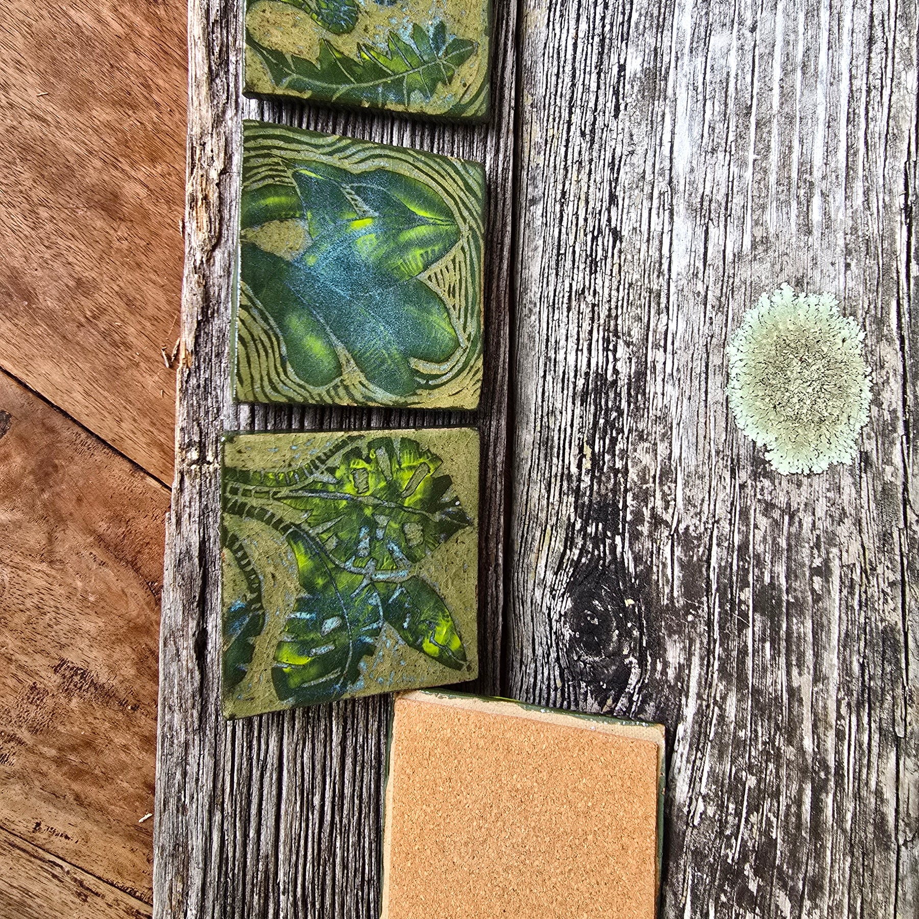 Rainforest vibe coasters