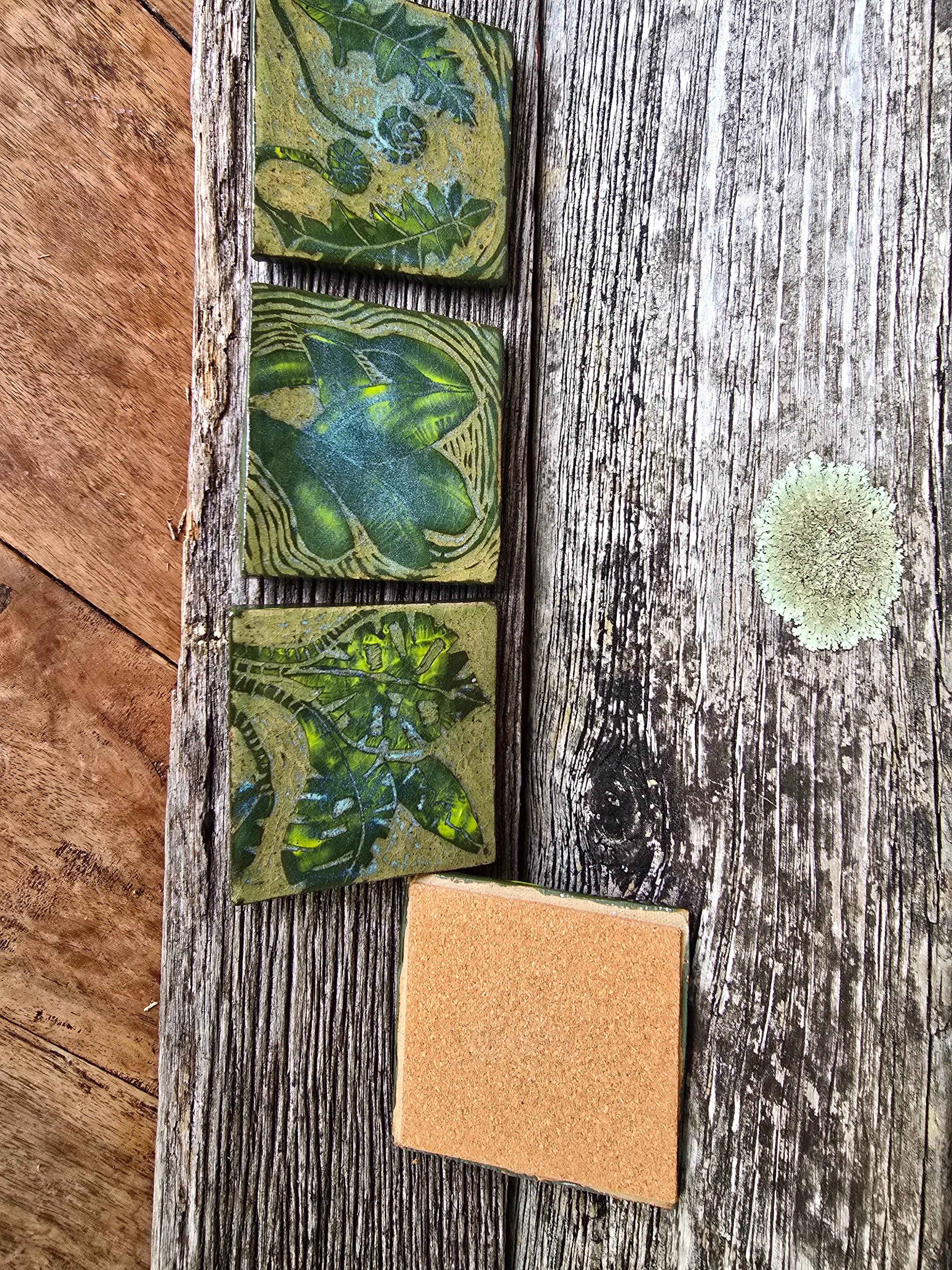 Rainforest vibe coasters
